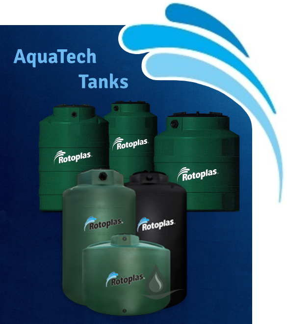 Rotoplas 2000 Gallon Vertical Water Storage Tank Rainwater Collection