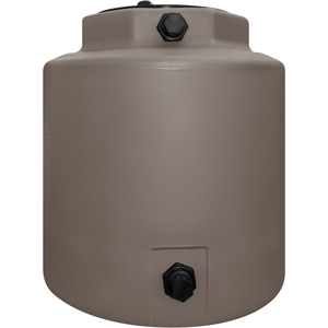 200 Gallon Mocha Snyder Vertical Water Tank