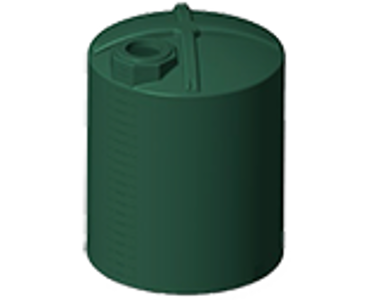 6500 Gallon Green Snyder Vertical Water Tank