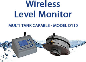 Aquatel D110-S Wireless Tank Level Monitor with RS-232 interface
