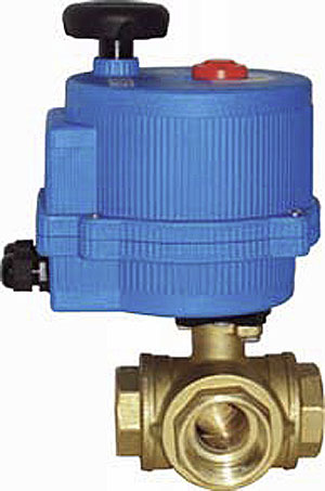 1.25 inch motorized 3-way valve