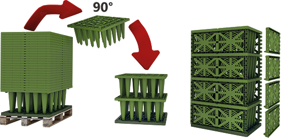 Graf EcoBloc Light Assembly illustration