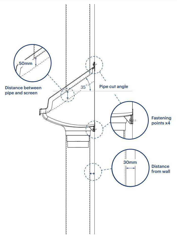 Leaf Eater Commercial Installation Diagram