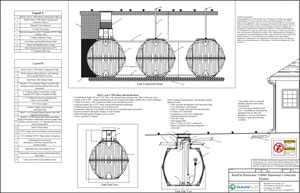 RainFlo 5100-IG: 5100 Gallon Complete Rainwater Harvesting System with Graf Optimax Internal filter 