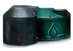 1,100 Gallon Norwesco Vertical Water Storage Tank