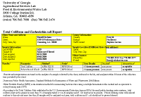 Filtered Water Microbiology Report