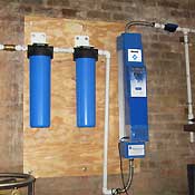 Rainwater treatment and sterilization system