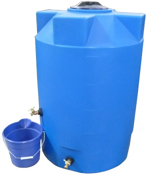 100 Gallon Bushman (Formerly Poly-Mart) Emergency Water Storage Tank