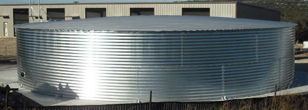 Corrugated Steel Short Rainwater Tank