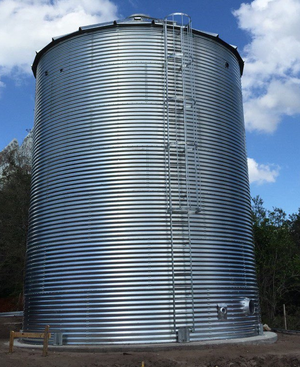 Corrugated Steel Rainwater Tank