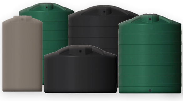 Snyder 1000 Gallon Vertical Water Storage Tank - Rainwater Collection and  Stormwater Management