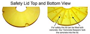 TUF-TITE Yellow Safety Lid for 20