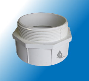 4 Inch Pipe Adapter, PVC Socket to NPT Male