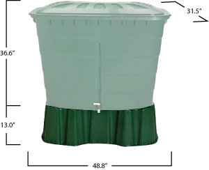 Graf Mondo 137 Gallon Rain Barrel Stand