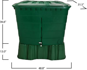 Graf Mondo 137 Gallon Rain Barrel