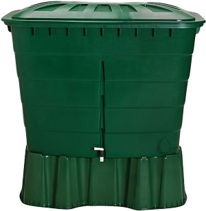 Graf Mondo 137 Gallon Rain Barrel with 1/2 HP Pump and Filter Package