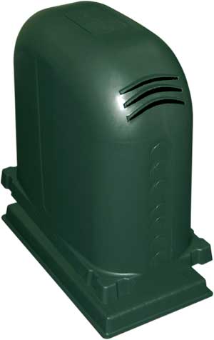 Pump Cover - Heritage Green Rain Harvesting