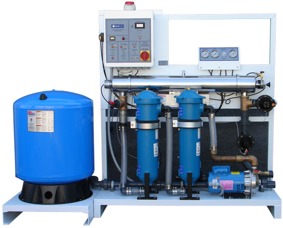 RainFlo Complete Pumping and UV Disinfection Skid