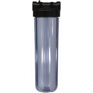 Big Blue 20 Inch Filter Housing, 1 Inch Ports & Pressure Relief