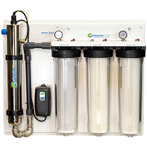 RainFlo (Triple) 25 GPM Complete UV Disinfection System