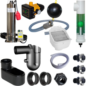 RainFlo AGB-PRO Above Ground Rainwater Collection Bundle