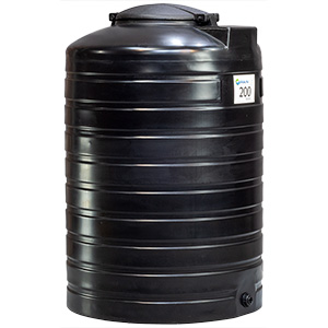 RainFlo 200 Gallon Above Ground Vertical Closed Top Water Tank