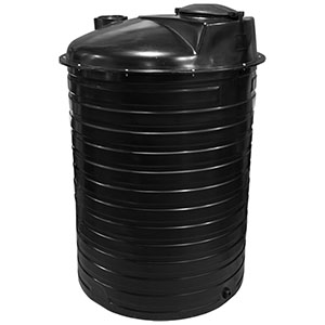 RainFlo 1000 Gallon Above Ground Vertical Open Top Water Tank