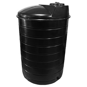 RainFlo 2000 Gallon Above Ground Vertical Open Top Water Tank