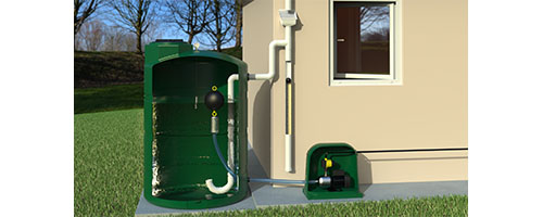 Preconfigured Above Ground Rainwater Collection Systems