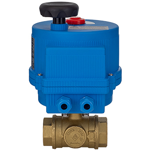 Motorized 3-Way Backup Valve