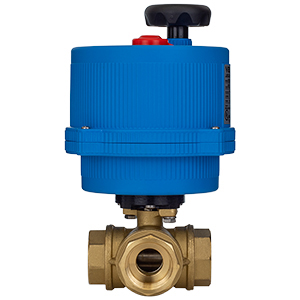 Motorized 3-Way Backup Valve