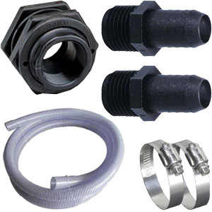 Rainwater pump connection kit