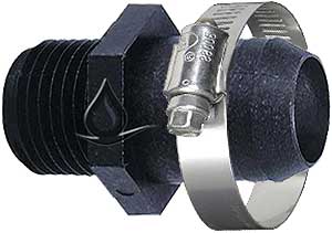 Pump Connection Kit, 1-1/4 Inch MPT to 1-1/4 Inch Hose Barb