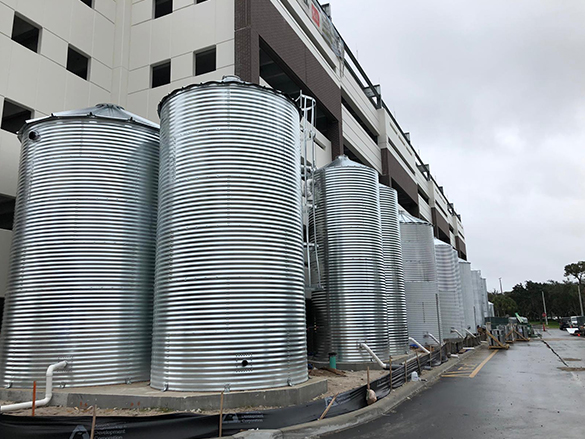 RainHarvest Systems Commercial Corrugated Steel Storage